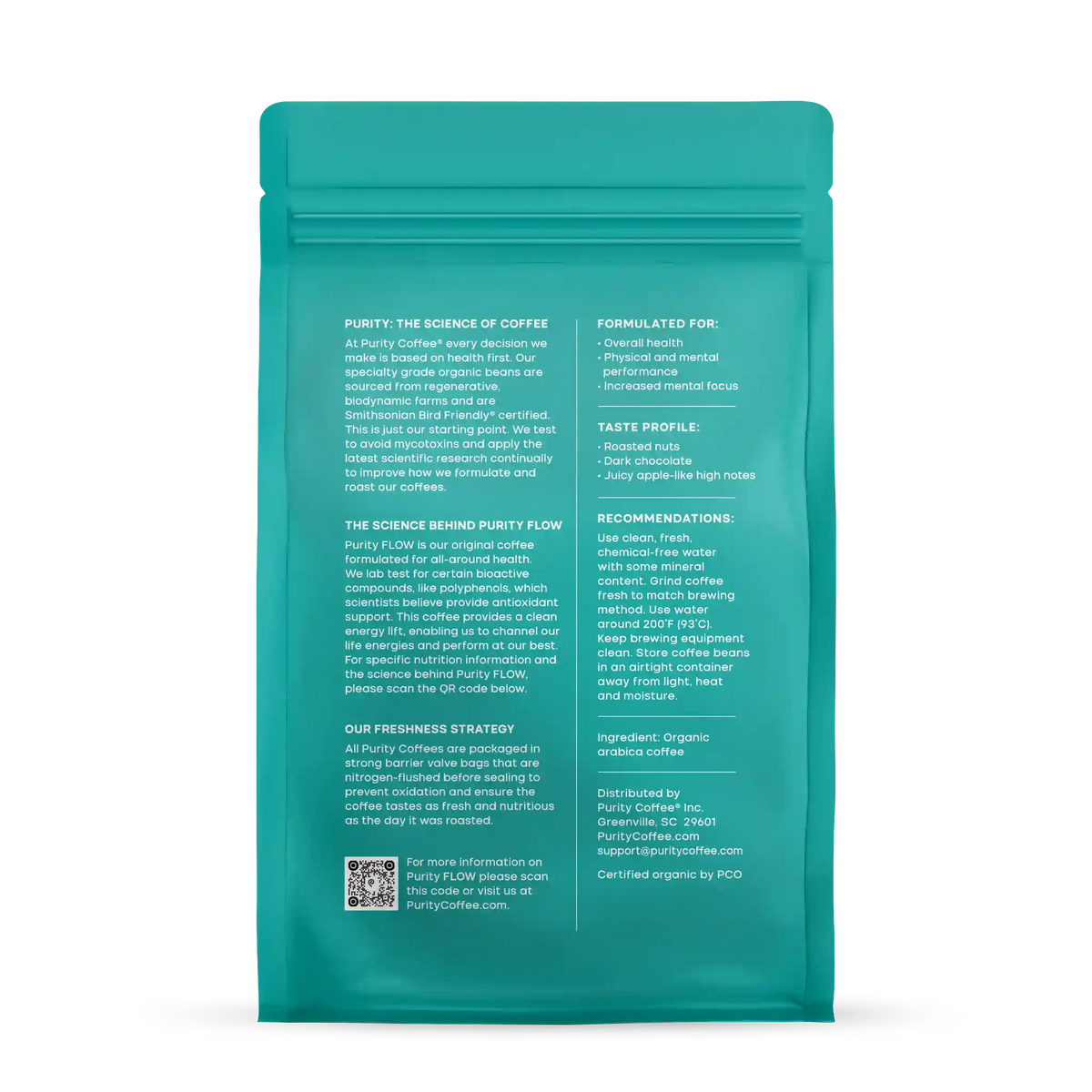 Wholesale - FLOW: Original Medium Roast Whole Bean Coffee 12oz 6pk