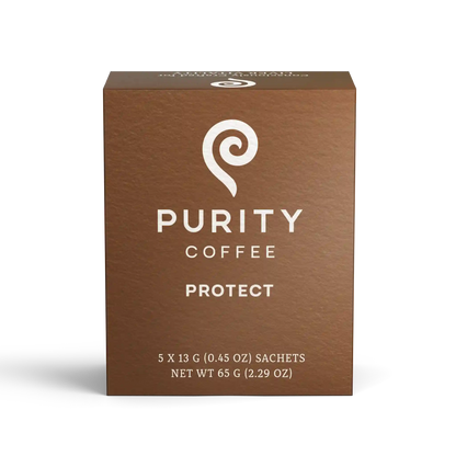 Wholesale - PROTECT: Light-Medium Roast Single-Serve Coffee Sachets 12pk 5ct